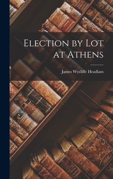 portada Election by Lot at Athens (en Inglés)