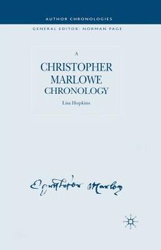 portada A Christopher Marlowe Chronology (en Inglés)