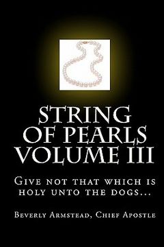 portada string of pearls volume iii