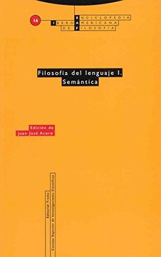 portada Filosofia del Lenguaje i Semantica (in Spanish)