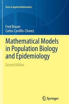 portada Mathematical Models in Population Biology and Epidemiology: 40 (Texts in Applied Mathematics) (in English)