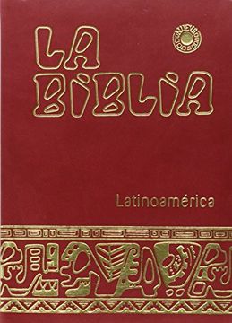 portada La Biblia Latinoamérica [Letra Grande] Simil-Piel Roja, con Uñeros