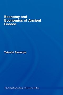 portada economy and economics of ancient greece (en Inglés)