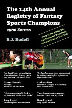 portada The 14th Annual Registry of Fantasy Sports Champions: 1986 Edition (en Inglés)