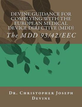 portada devine guidance for complying with the european medical device directive (mdd)