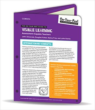 portada The On-Your-Feet Guide to Visible Learning: Assessment-Capable Teachers (On-Your-Feet-Guides) 