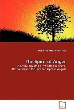 portada the spirit of anger (en Inglés)