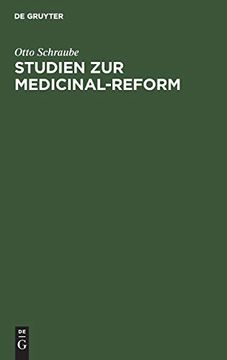 portada Studien zur Medicinal-Reform (en Alemán)