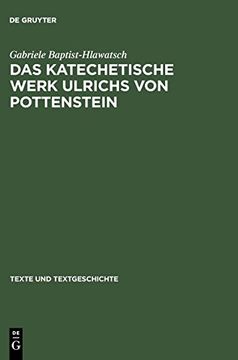 portada Das Katechetische Werk Ulrichs von Pottenstein (in German)