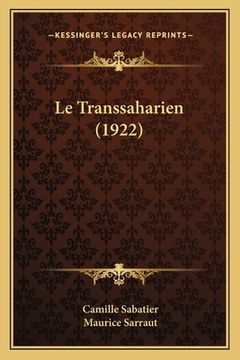 portada Le Transsaharien (1922) (in French)