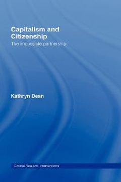 portada capitalism and citizenship: the impossible partnership (en Inglés)