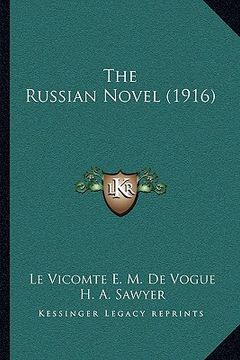 portada the russian novel (1916)