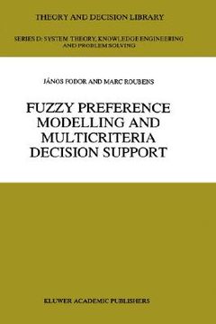 portada fuzzy preference modelling and multicriteria decision support (en Inglés)