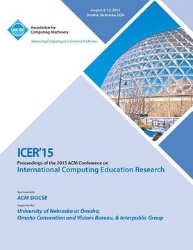 portada ICER 15 International Computer Education Research Conference (en Inglés)