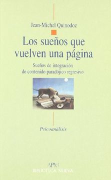 portada Los Sueños que Vuelven una Página. Sueños de Integración de Contenido Paradójico Regresivo (in Spanish)