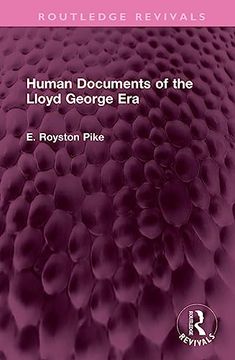 portada Human Documents of the Lloyd George era
