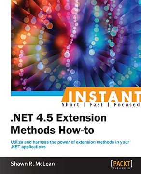 portada Instant. Net 4. 5 Extension Methods How-To