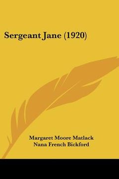 portada sergeant jane (1920) (en Inglés)