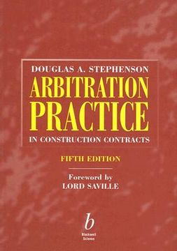 portada arbitration practice in construction contracts (en Inglés)