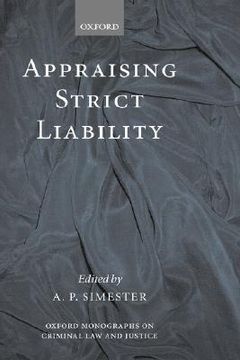 portada appraising strict liability (en Inglés)