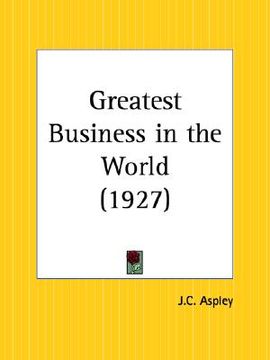 portada greatest business in the world (en Inglés)
