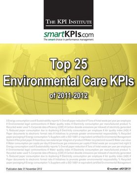 portada Top 25 Environmental Care KPIs of 2011-2012 (en Inglés)