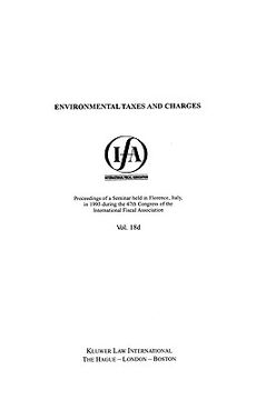 portada ifa: environmental taxes and charges