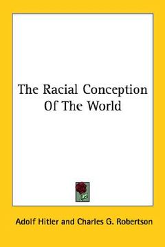 portada the racial conception of the world (en Inglés)