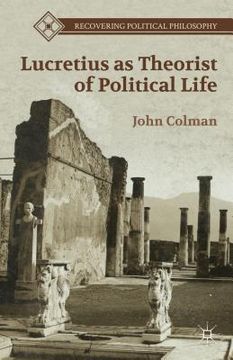 portada lucretius as theorist of political life (en Inglés)