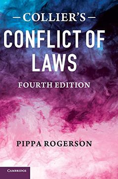 portada Collier's Conflict of Laws (en Inglés)