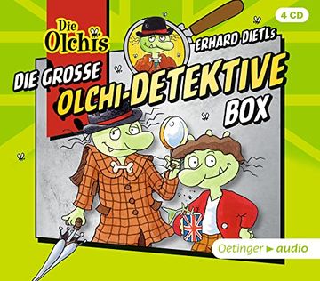 portada Die Große Olchi-Detektive-Box (4Cd): Hörspielbox mit 4 Folgen Olchi-Detektive, ca. 190 Min. (en Alemán)
