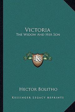 portada victoria: the widow and her son (en Inglés)