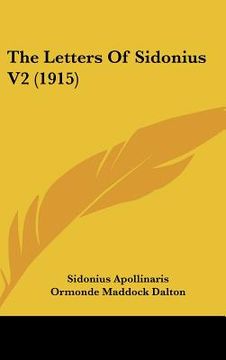 portada the letters of sidonius v2 (1915) (en Inglés)
