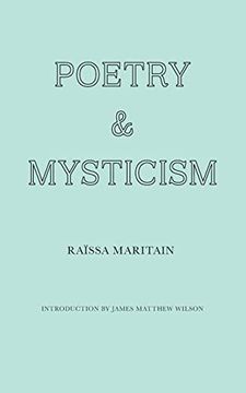portada Poetry and Mysticism (in English)