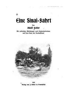 portada Eine Sinai-fahrt (in German)