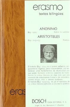 portada Sobre lo sublime / Poética: Edición a cargo de J. Alsina Clota (in Spanish)