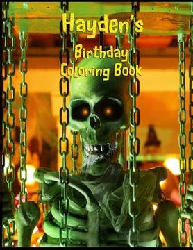 portada Hayden's Birthday Coloring Book (en Inglés)