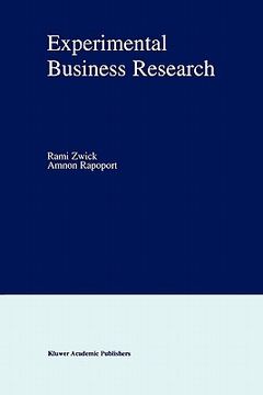 portada experimental business research