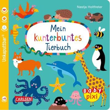 portada Baby Pixi (Unkaputtbar) 58: Ve 5 Mein Kunterbuntes Tierbuch (5 Exemplare)