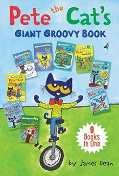portada Pete the Cat's Giant Groovy Book: 9 Books in one (my First i can Read) 