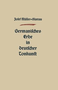 portada Germanisches Erbe in Deutscher Tonkunst (German Edition)