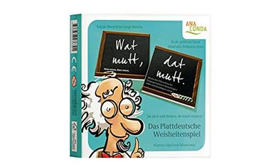 portada Wat Mutt, dat Mutt. Das Plattdeutsche Weisheiten-Spiel (en Alemán)