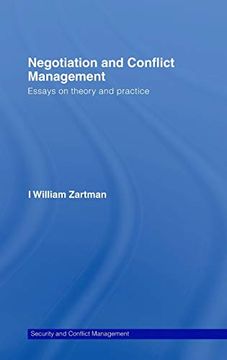 portada Negotiation and Conflict Management: Essays on Theory and Practice (Routledge Studies in Security and Conflict Management) (en Inglés)