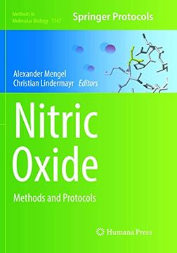 portada Nitric Oxide: Methods and Protocols (en Inglés)