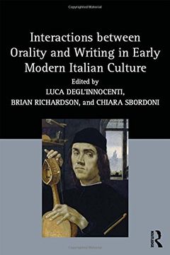 portada Interactions Between Orality and Writing in Early Modern Italian Culture (en Inglés)