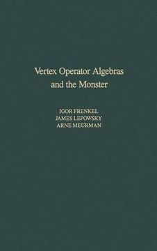 portada Vertex Operator Algebras and the Monster (in English)