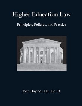portada Higher Education Law: Principles, Policies, and Practice (en Inglés)