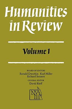 portada Humanities in Review: Volume 1: V. 1: (en Inglés)