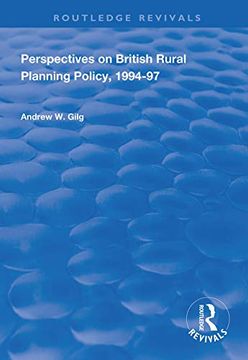 portada Perspectives on British Rural Planning Policy, 1994-97 (in English)