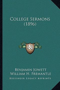 portada college sermons (1896) (en Inglés)